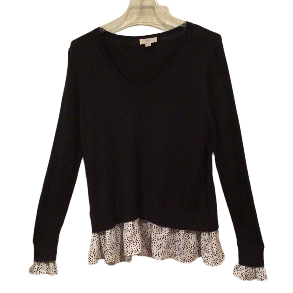 Loft Outlet Layered-Look Sweater Size Small